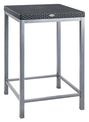 [OHM-7022-B2 K4 Negro] MESA ALTA RUSS ALUMINIO (NEGRO)