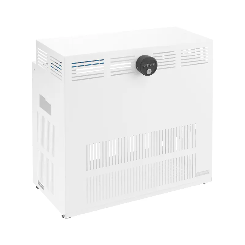 [ER-E4-WHT] Gabinete de pared con cerradura EagleRack 4U Color Blanco
