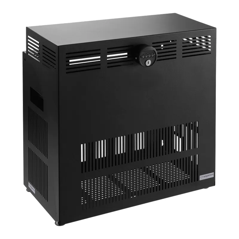 Gabinete de pared con cerradura EagleRack 4U Color Negro